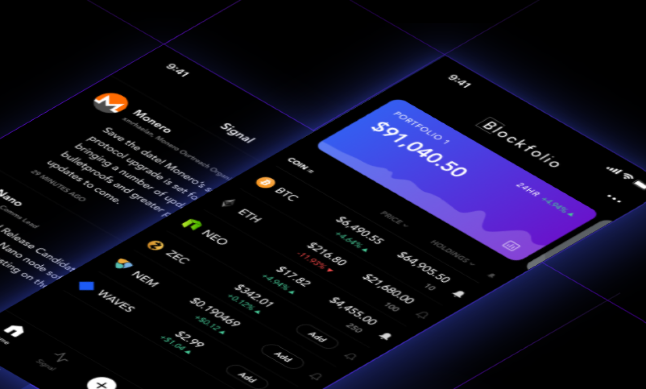 set alarm for crypto price